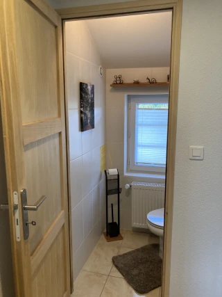 Separates WC in der Ferienwohnung Le Benouchon